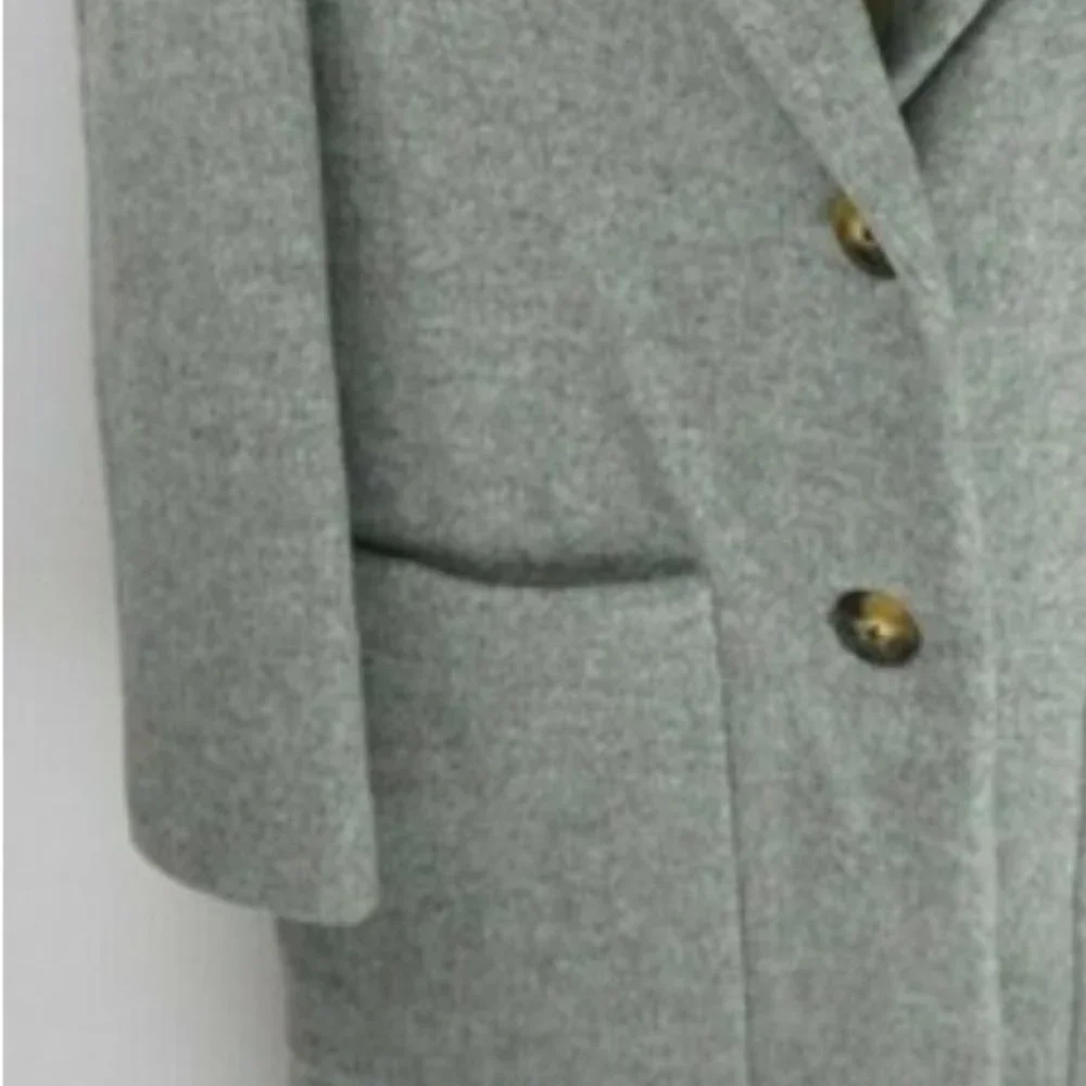 Madewell Gray Wool Blend Coat - Picture 5 of 8